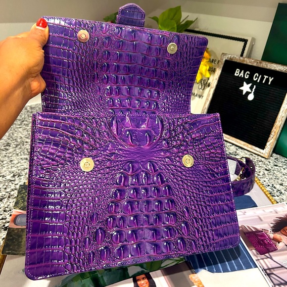 Brahmin Royal Purple Hallie - Picture 11 of 16